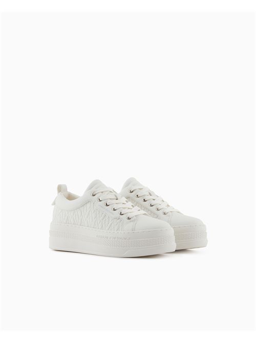 All over embossed logo sneakers ARMANI EXCHANGE | XW001630AF17351/U0011